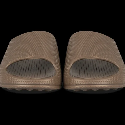 Badslippers KASTANJEBRUIN
