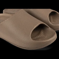 Badslippers KASTANJEBRUIN