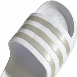 Badslippers WIT Adilette Aqua