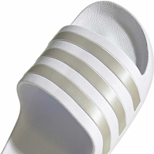 Badslippers WIT Adilette Aqua