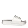 Badslippers ZILVER