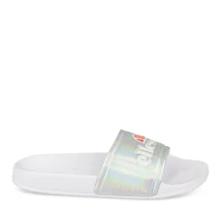 Badslippers ZILVER