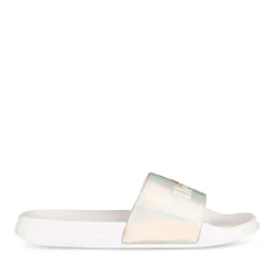 Badslippers ZILVER