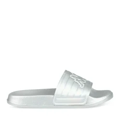 Badslippers ZILVER
