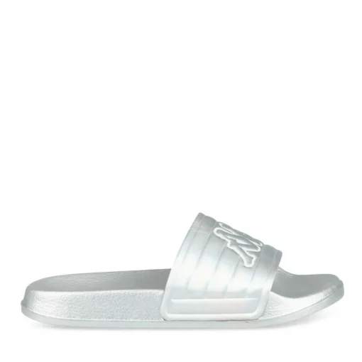 Badslippers ZILVER