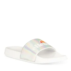 Badslippers ZILVER