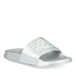 Badslippers ZILVER