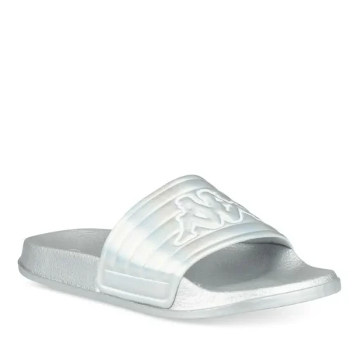 Badslippers ZILVER