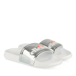 Badslippers ZILVER