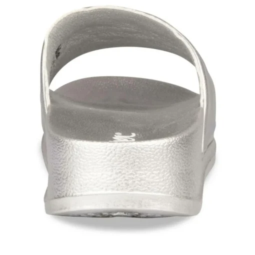 Badslippers ZILVER