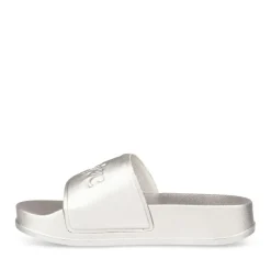 Badslippers ZILVER