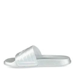 Badslippers ZILVER