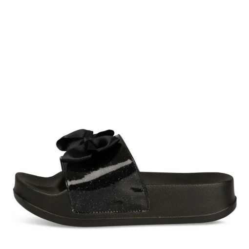 Badslippers ZWART