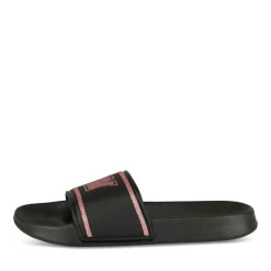 Badslippers ZWART