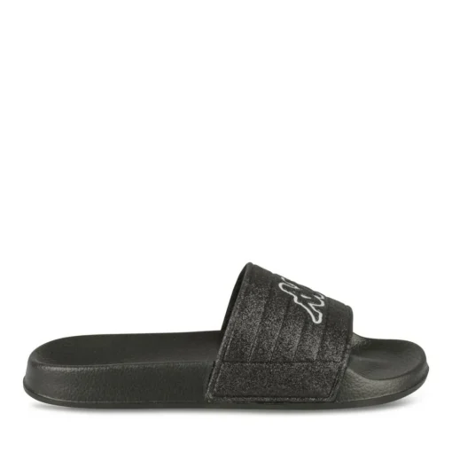 Badslippers ZWART