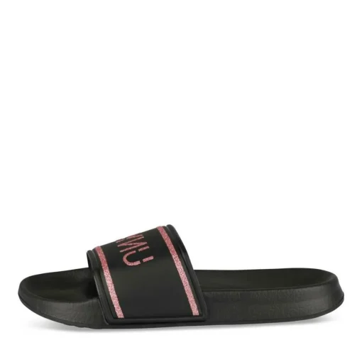 Badslippers ZWART