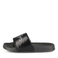 Badslippers ZWART