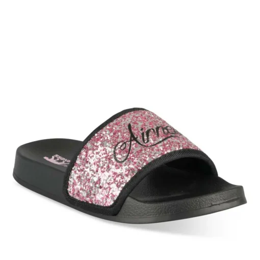 Badslippers ZWART