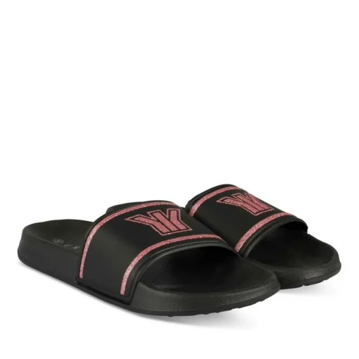 Badslippers ZWART