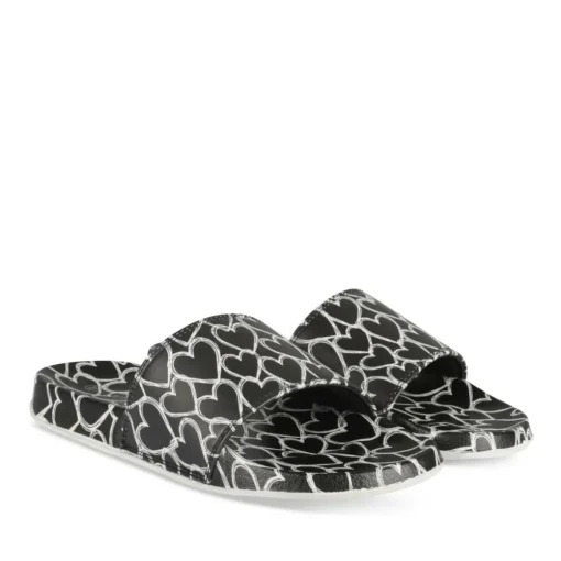 Badslippers ZWART