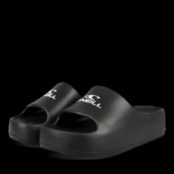 Badslippers ZWART