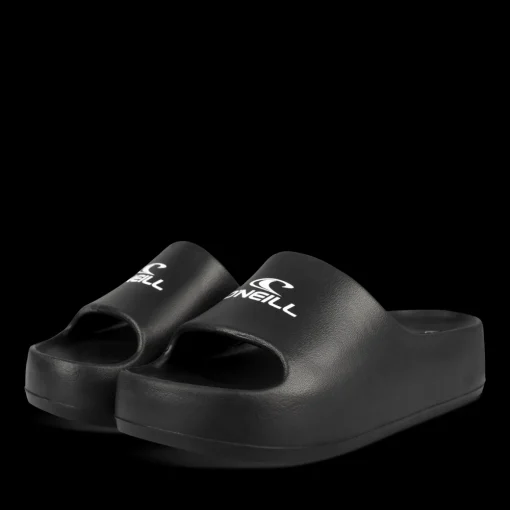 Badslippers ZWART