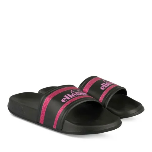 Badslippers ZWART