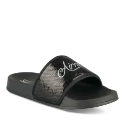 Badslippers ZWART