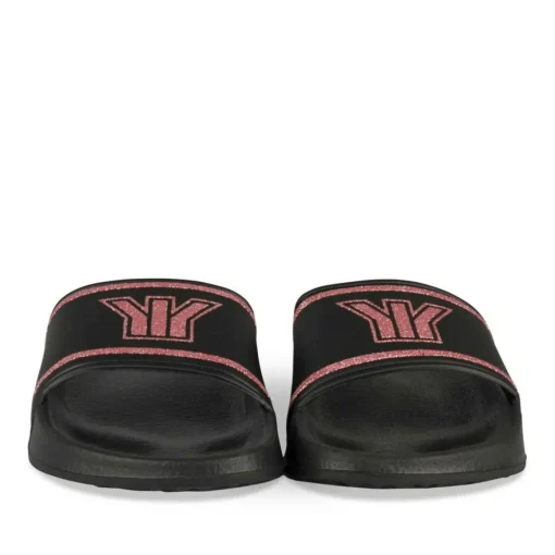 Badslippers ZWART