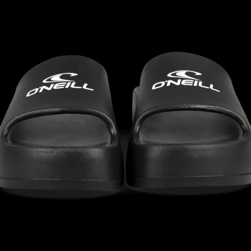 Badslippers ZWART