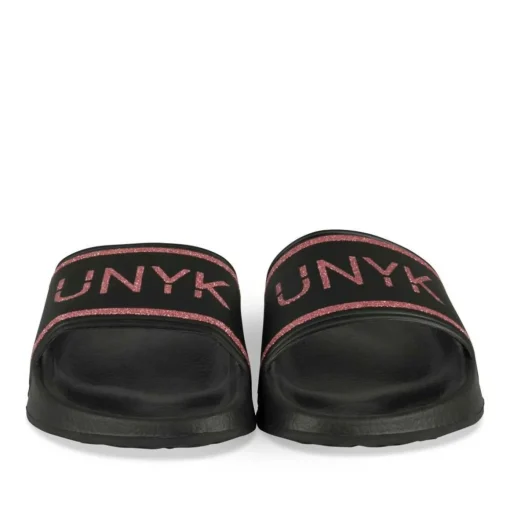 Badslippers ZWART