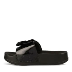 Badslippers ZWART