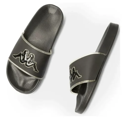 Badslippers ZWART