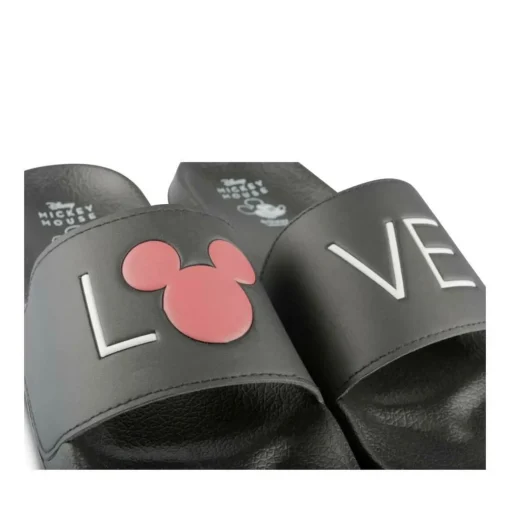 Badslippers ZWART