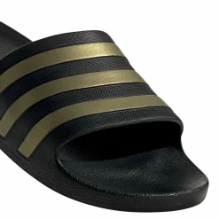 Badslippers ZWART Adilette Aqua