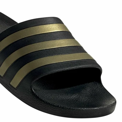 Badslippers ZWART Adilette Aqua