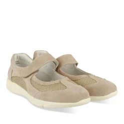 Ballerina's BEIGE EVITA LEER