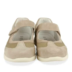 Ballerina's BEIGE EVITA LEER