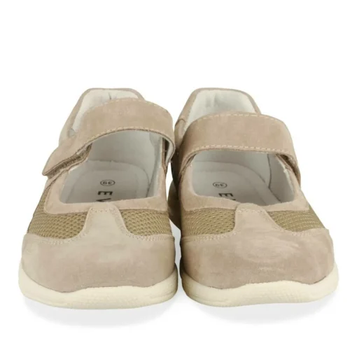 Ballerina's BEIGE EVITA LEER