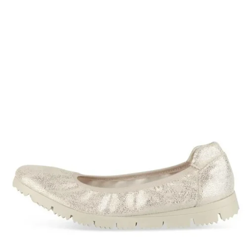 Ballerina's GOUD EVITA LEER