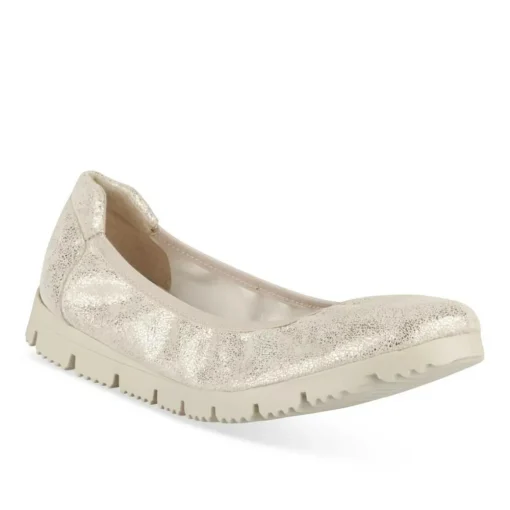 Ballerina's GOUD EVITA LEER