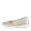 Ballerina's GRIJS EVITA LEER