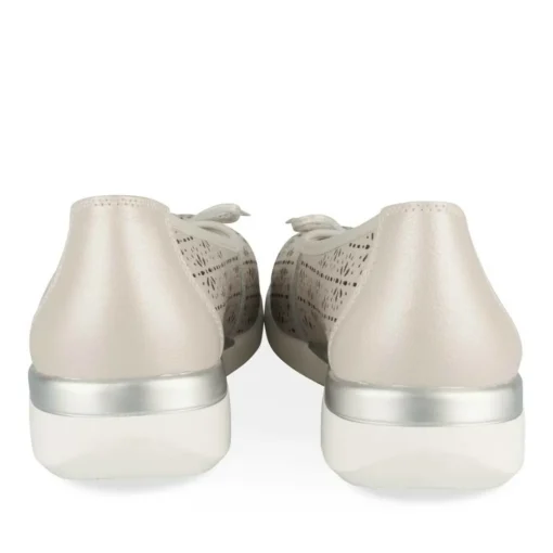 Ballerina's GRIJS EVITA LEER