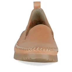 Ballerina's KASTANJEBRUIN EVITA LEER