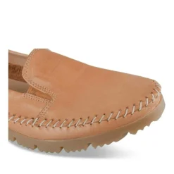 Ballerina's KASTANJEBRUIN EVITA LEER