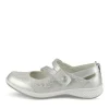 Ballerina's ZILVER EVITA LEER