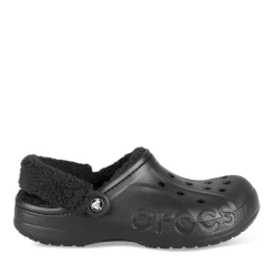 Clogs ZWART CROCS Baya Lined Fuzz Strap