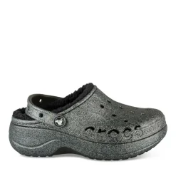 Clogs ZWART CROCS Baya Platform Lined Glit.