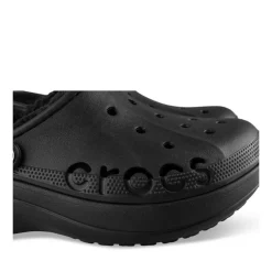Clogs ZWART CROCS Baya Platform Lined Clog