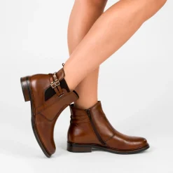 Enkellaarzen KASTANJEBRUIN